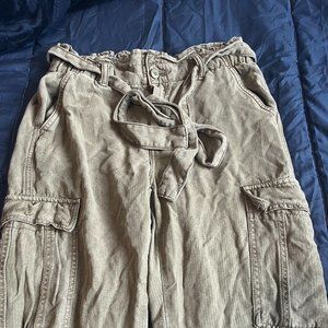 Olive Cargo Joggers